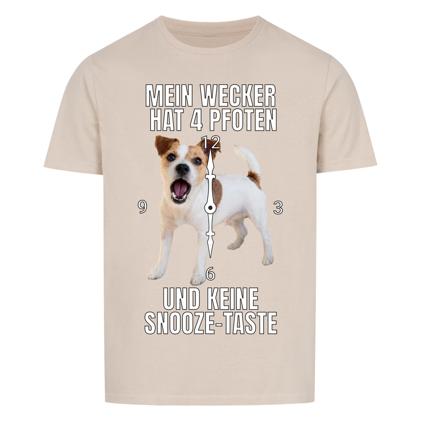 Wecker Hunde-T-Shirt personalisiert – Farbvariante