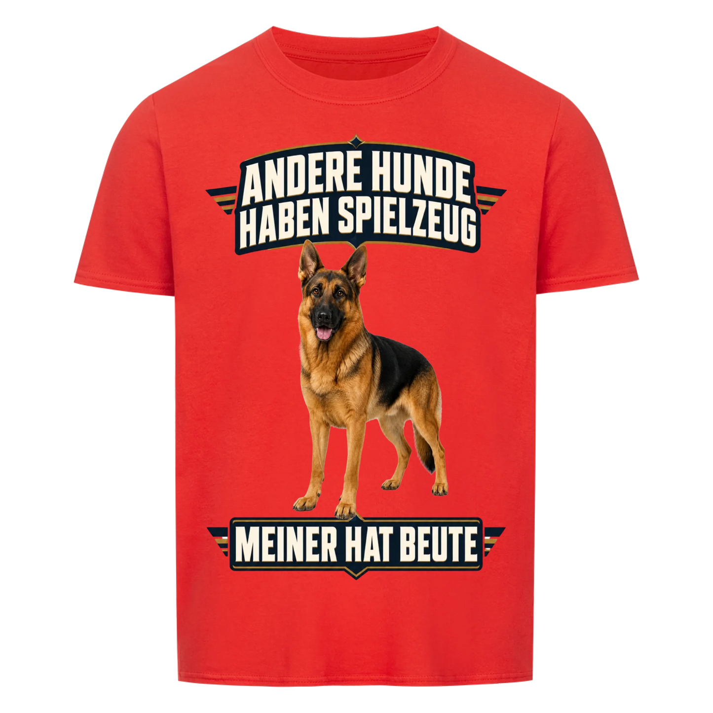 Meiner hat Beute Hunde-T-Shirt personalisiert – Farbvariante