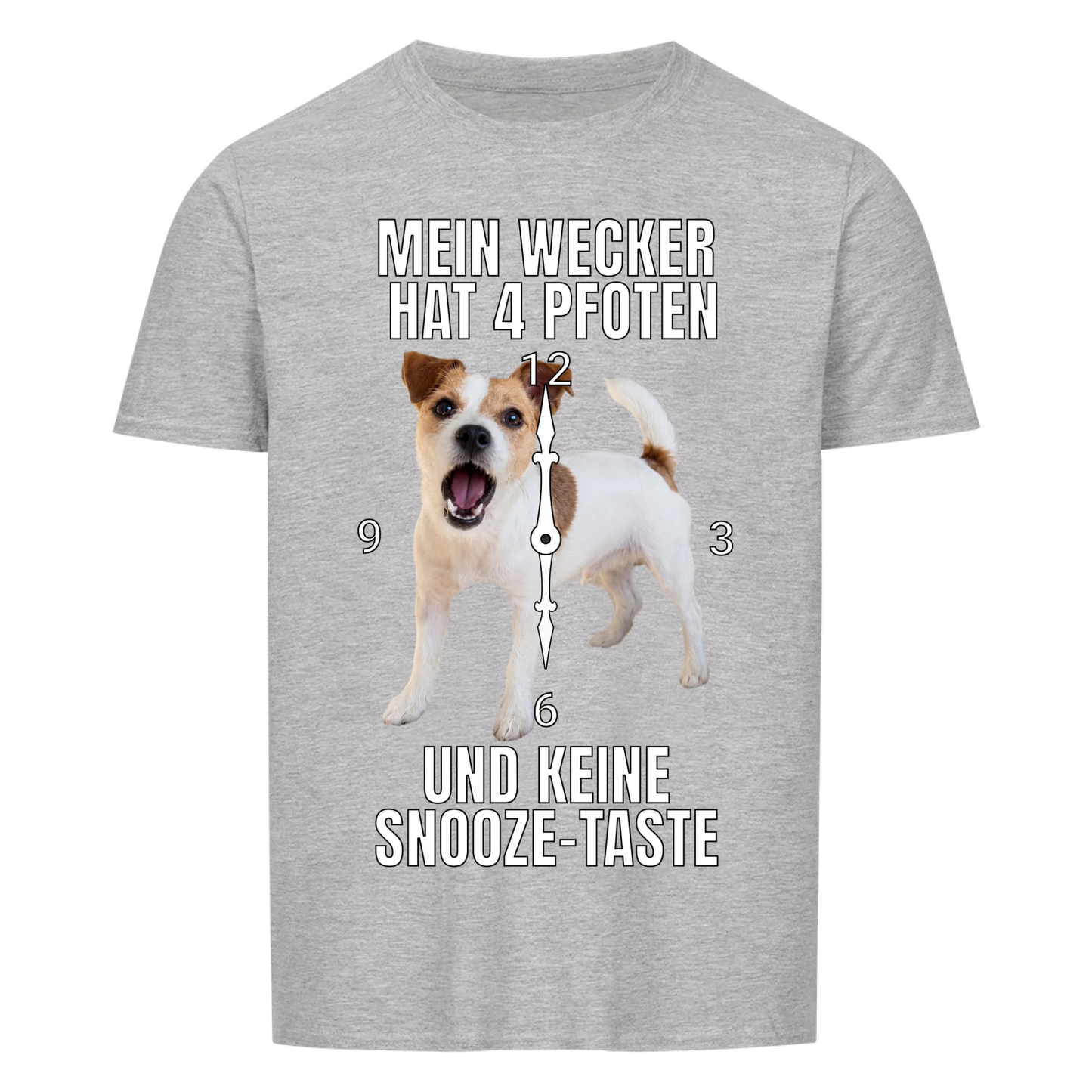 Wecker Hunde-T-Shirt personalisiert – Farbvariante