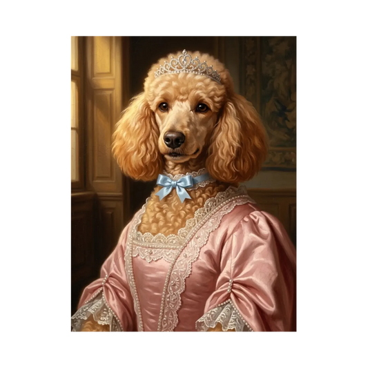 Poster oder Leinwand - Dein Haustier als Renaissance Prinzessin