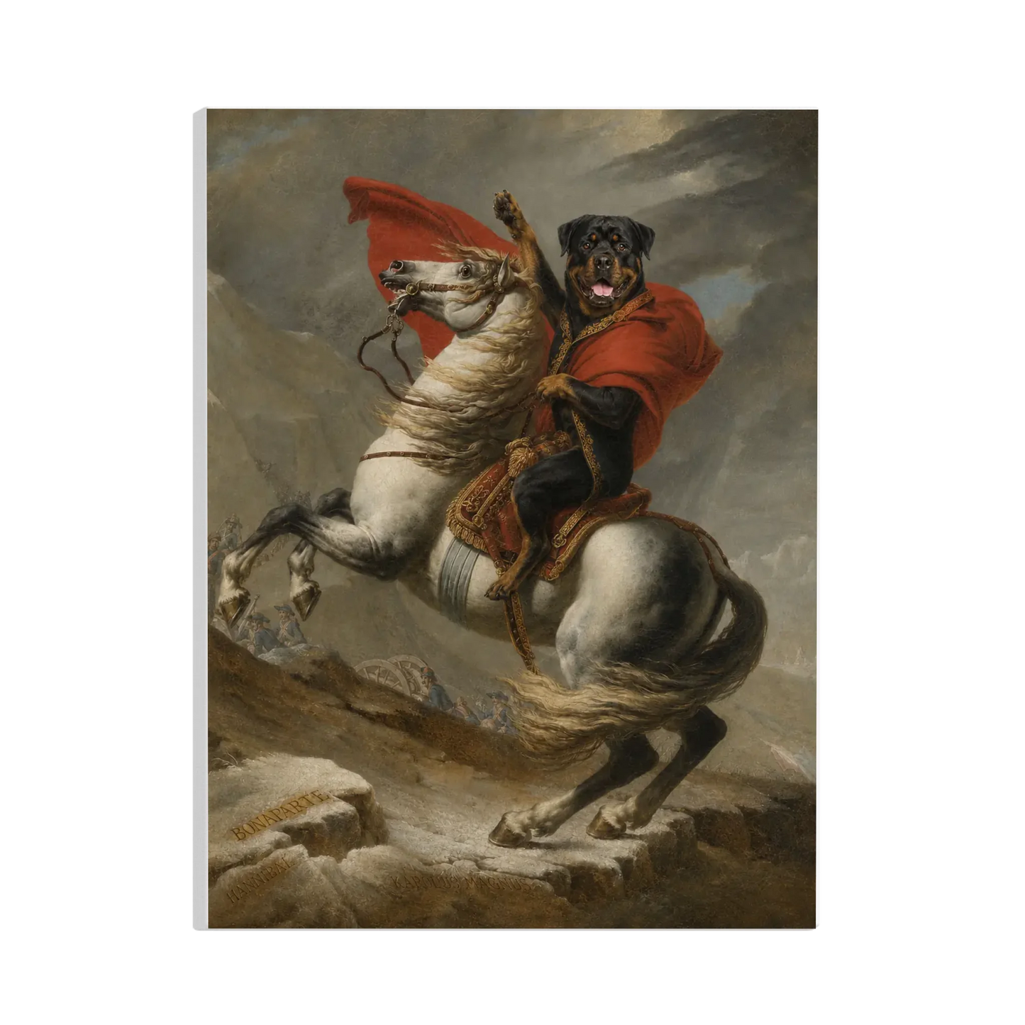 Poster oder Leinwand - Dein Haustier als Napoleon