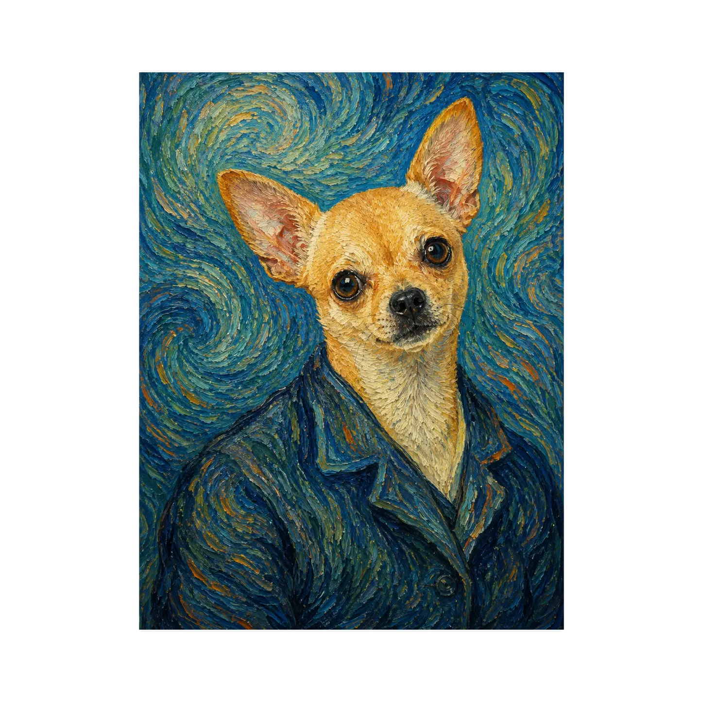 Poster oder Leinwand - Dein Haustier als Van Gogh