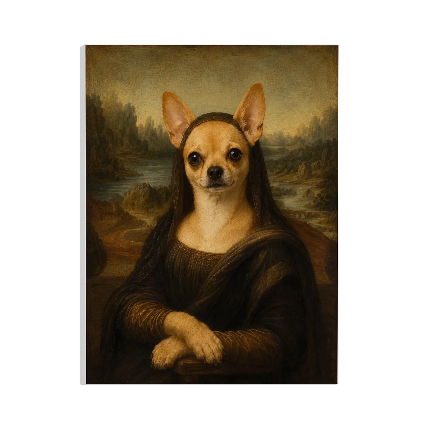Poster oder Leinwand - Dein Haustier als Mona Lisa