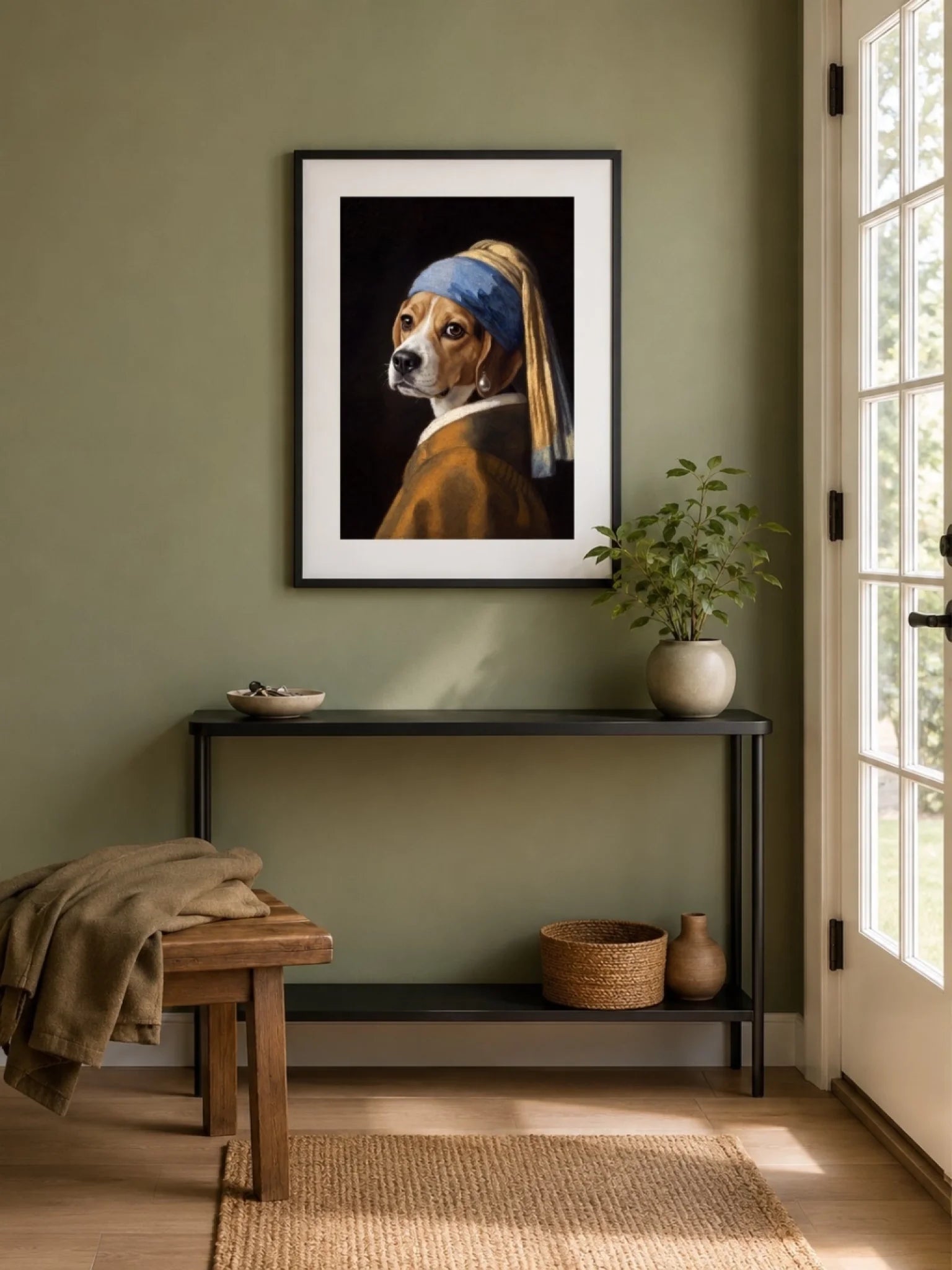 08_PERLENOHRRING_POSTER_Hund_Eingang_Salbei_FULL